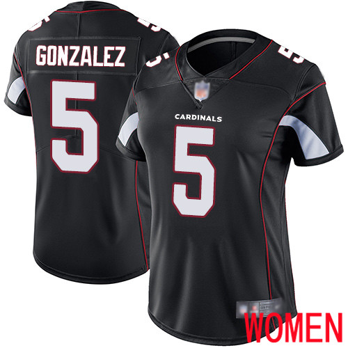 Arizona Cardinals Limited Black Women Zane Gonzalez Alternate Jersey NFL Football 5 Vapor Untouchable